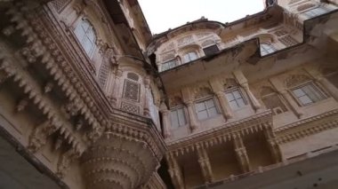 kapalı Mehrangarh kalede bina.