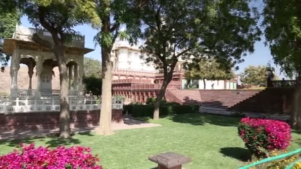 Rovine del giardino e del tempio — Video Stock