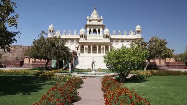 Jaswant thada templo — Vídeo de Stock