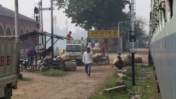 View on suburban landscape in Jodhpur — Stock Video