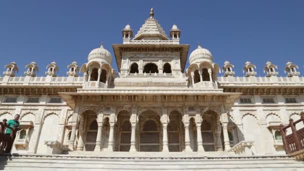 Jaswant Thada temple — Stock Video