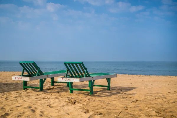 Two deck chairs — Stock Photo, Image