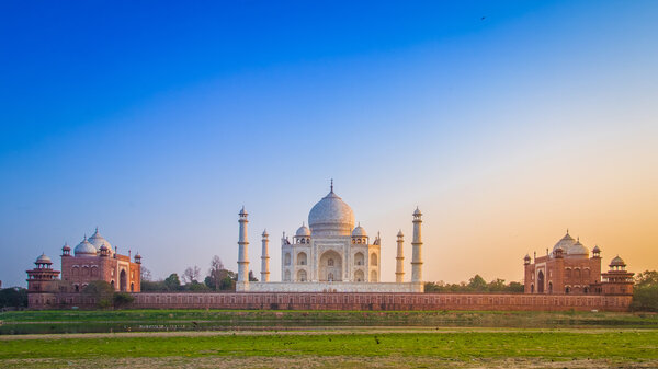 Taj Mahal from north side