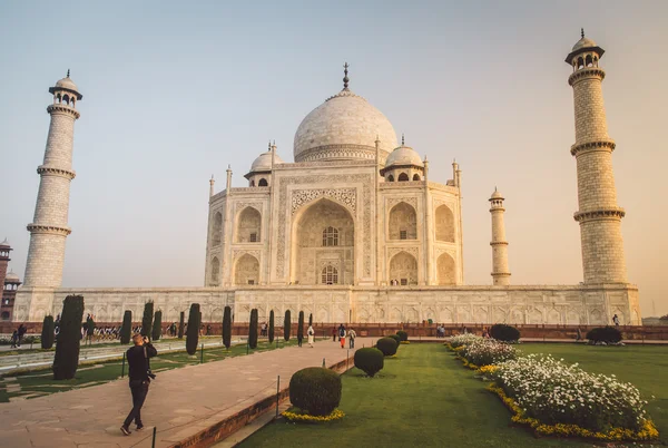 Taj Mahal towards South side. — Stockfoto