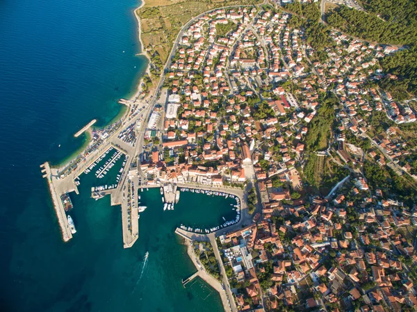 Porto di Supetar, sull'isola di Brac — Foto Stock