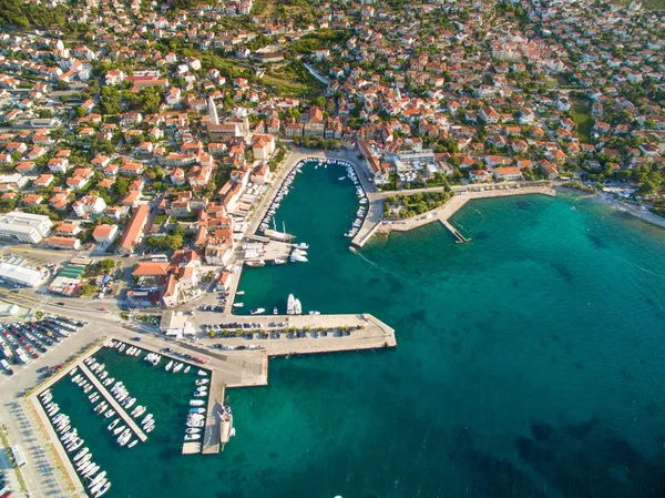 Harbour of Supetar, on the island of Brac — Stock Photo, Image