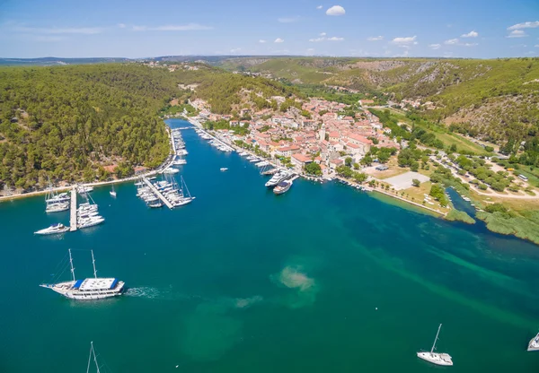 Kradin an der Mündung der Krka — Stockfoto