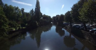 Brantome Dordogne'deki / daki köprü