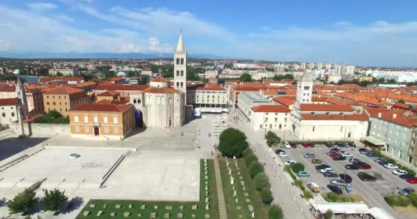 Altstadt von Zadar — Stockvideo