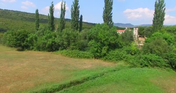 Krupa klooster, Kroatië — Stockvideo
