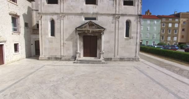 Maria kyrkan i Zadar — Stockvideo