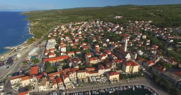 Supetar sur l'île de Brac, Croatie — Video