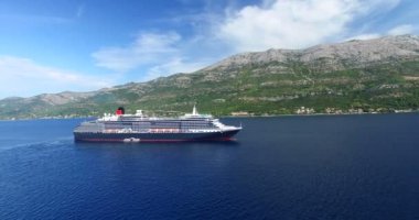 cruise ship in Adriatic, Croatia