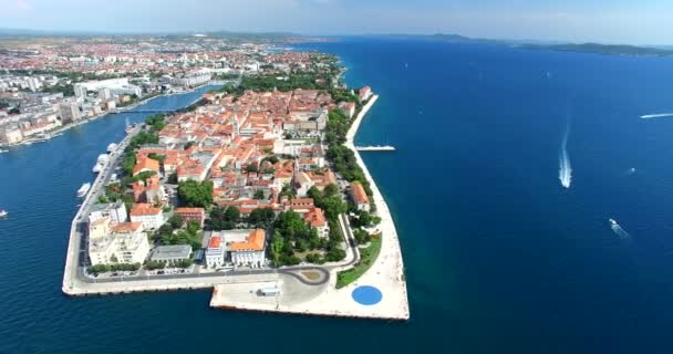 Krásný Zadar v Chorvatsku — Stock video