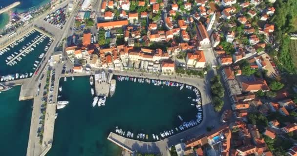 Supetar Town, Kroatien — Stockvideo