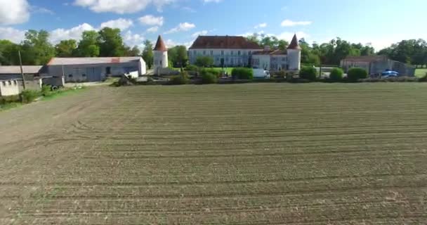 Schloss Bourbet, Frankreich — Stockvideo