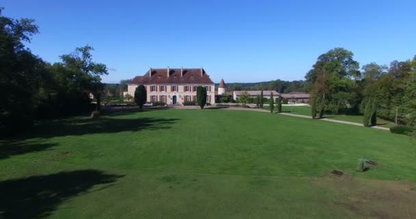 Schloss Bourbet, Frankreich — Stockvideo