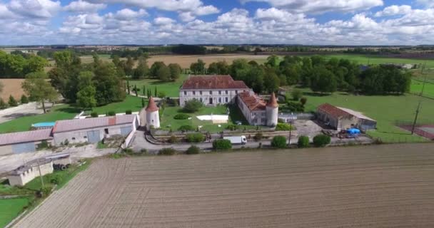Schloss Bourbet, Frankreich — Stockvideo
