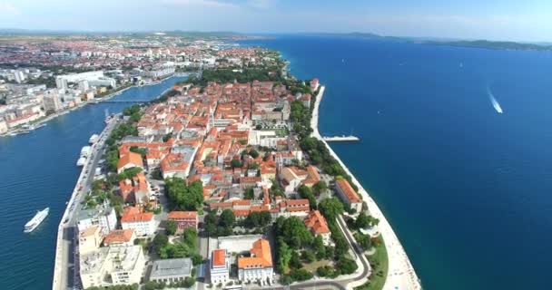 Belo Zadar na Croácia — Vídeo de Stock
