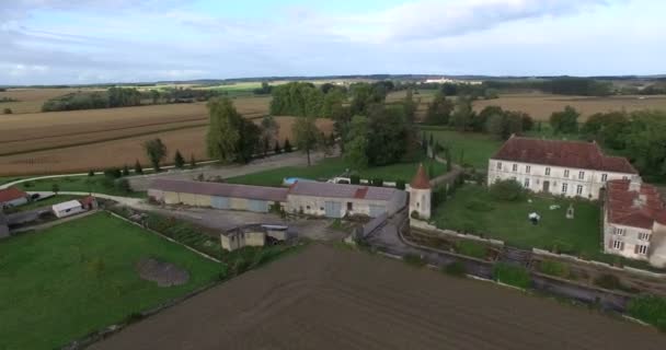 Bourbet slott, Frankrike — Stockvideo