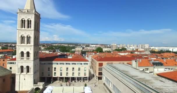 Altstadt von Zadar, Kroatien — Stockvideo