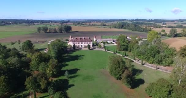 Schloss Bourbet, Frankreich — Stockvideo