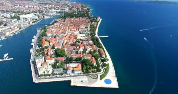 Belle ville de Zadar, Croatie — Video