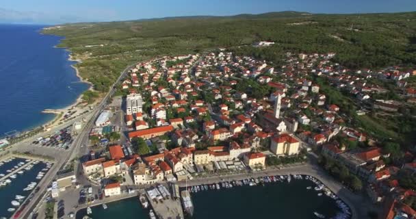 Supetar sur l'île de Brac, Croatie — Video