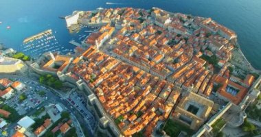 Old City of Dubrovnik at sunset