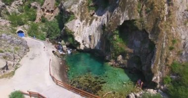 Krka Hırvatistan Nehri'nin kaynak