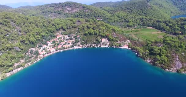Mooie eiland Mljet, Kroatië — Stockvideo