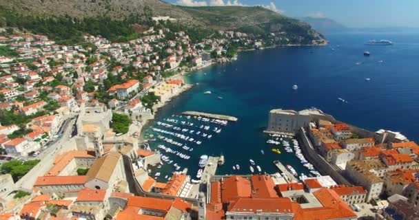 Oude stad van dubrovnik — Stockvideo