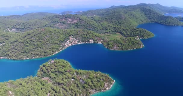 Krásný ostrov Mljet, Chorvatsko — Stock video