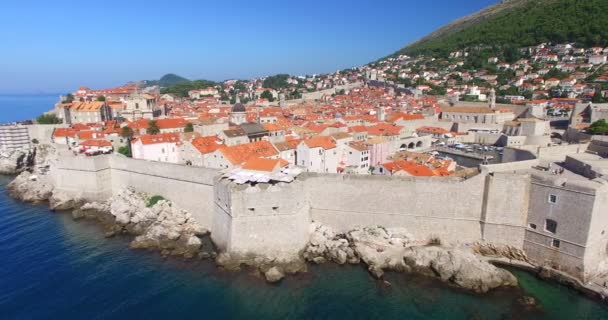 Stadtmauern und Festung st. ivan — Stockvideo