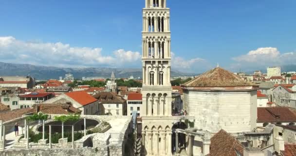 Katedrála svatého Domnius ve Splitu — Stock video