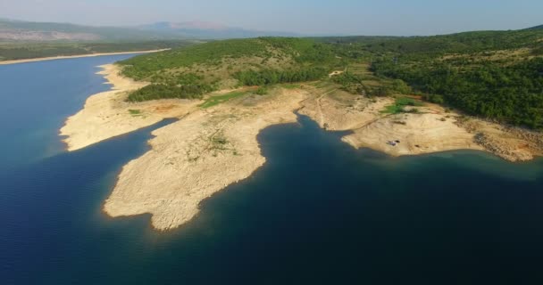 Peruca озеро, Хорватія — стокове відео