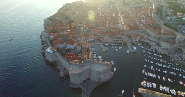 Gamla staden i dubrovnik — Stockvideo