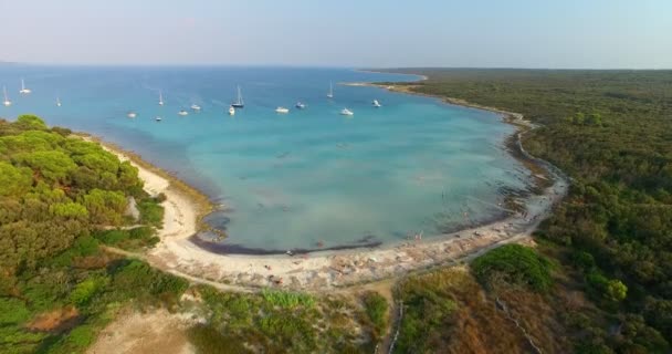 Praia de Slatinica na Ilha Olib — Vídeo de Stock