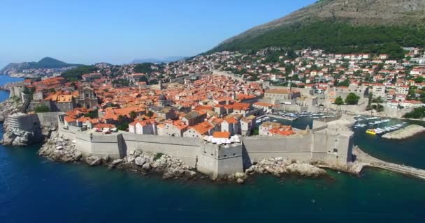 Casco antiguo de Dubrovnik — Vídeo de stock