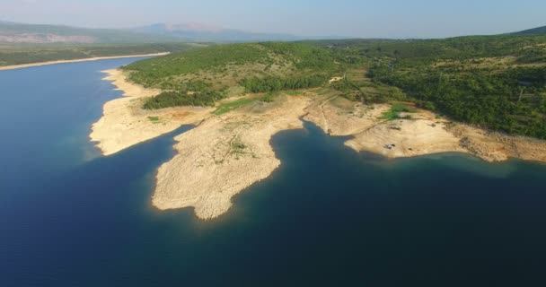Lago Peruca, Croácia — Vídeo de Stock