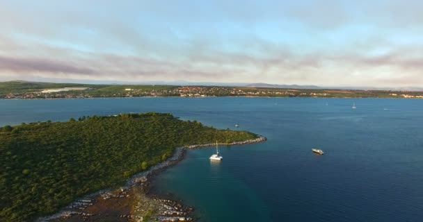 Îles dans le canal de Pasman, Croatie — Video