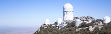 A View of Six Telescopes Atop Kitt Peak clipart