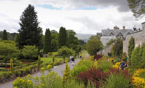 Een ingang schot, Bodnant Garden in Wales — Stockfoto