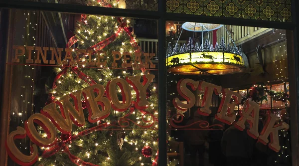 Weihnachtsszene auf dem Höhepunkt, tucson, arizona — Stockfoto