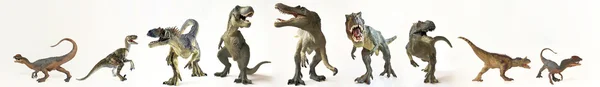 Bir grup üst üste dokuz Dinozorların Şafağı