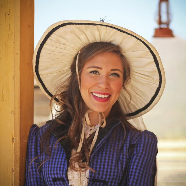 Una chica de salón de Old Tucson, Tucson, Arizona —  Fotos de Stock