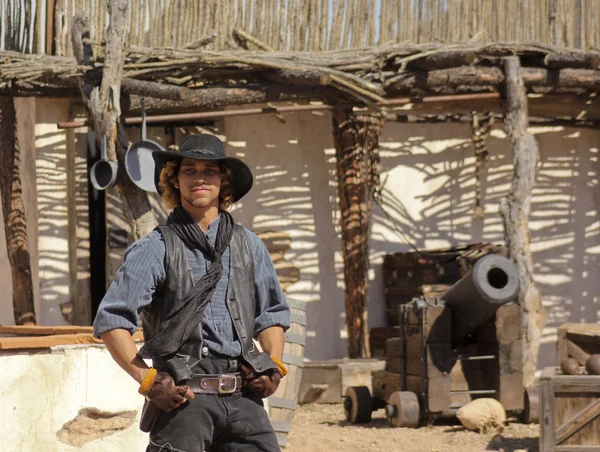 Ein schauspieler im alten tucson, tucson, arizona — Stockfoto