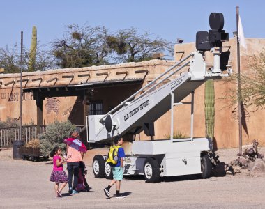 Eski bir Boom Kaldır eski Tucson, Tucson, Arizona
