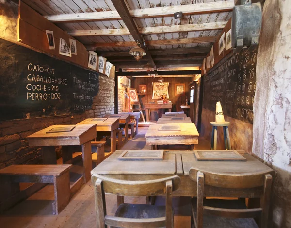 A One Room Schoolhouse of Old Tucson, Tucson, Arizona — Stock Photo, Image