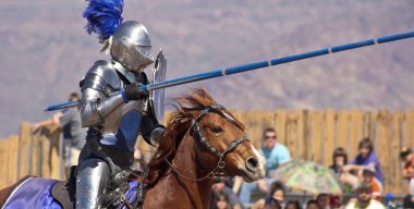 A Joust Tournament at the Arizona Renaissance Festival clipart